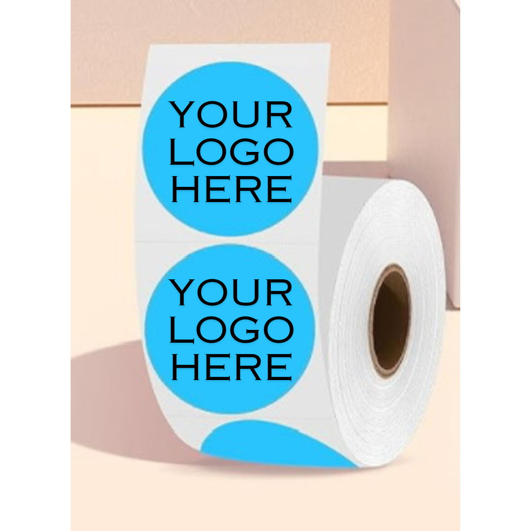2 Inch Custom Logo & Design Sticker Rolls