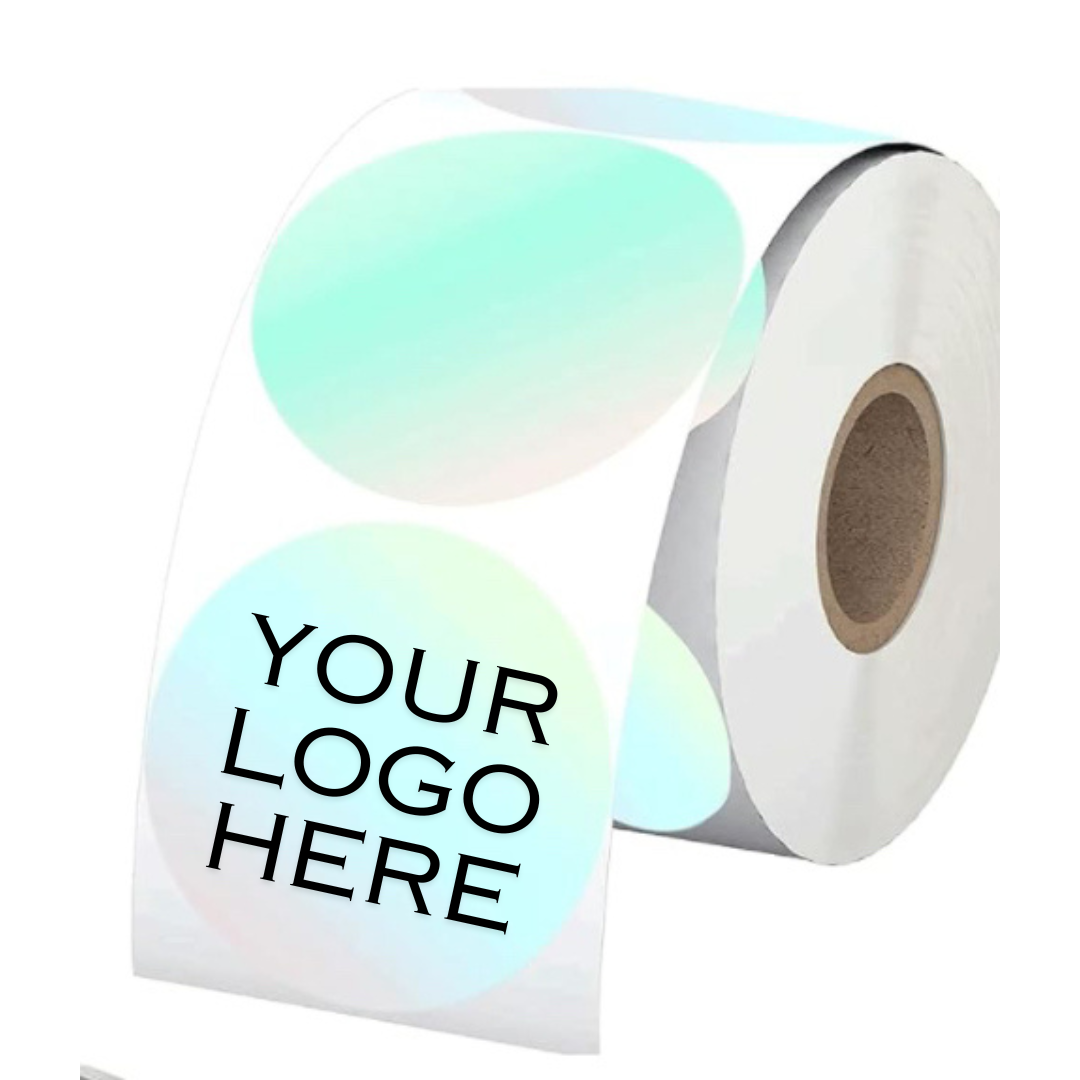 2 Inch Custom Logo & Design Sticker Rolls