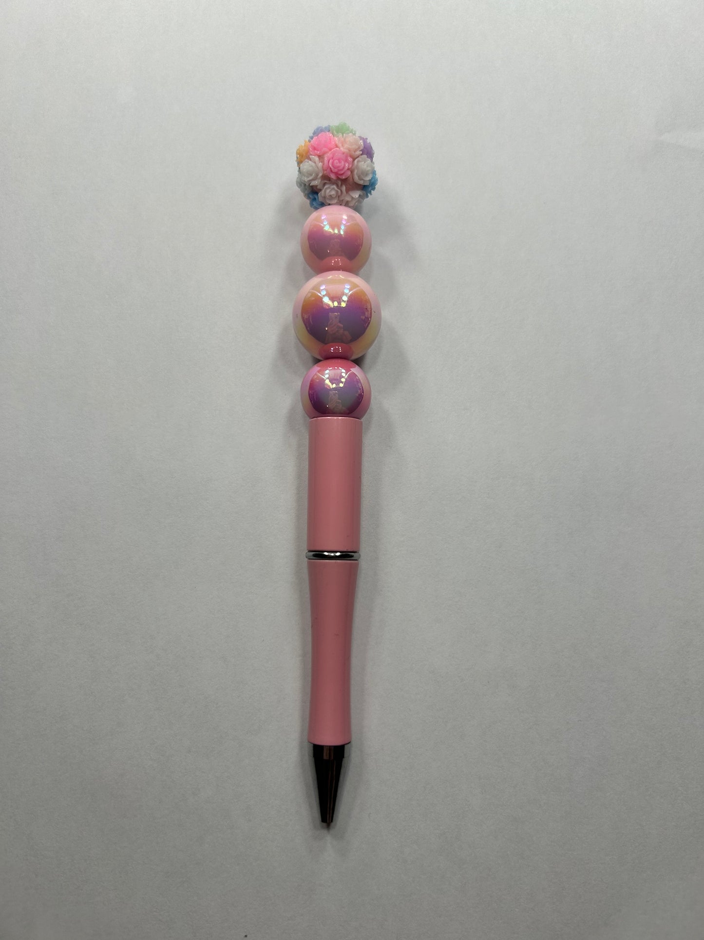 Pink Beadable Pen ~ Premade