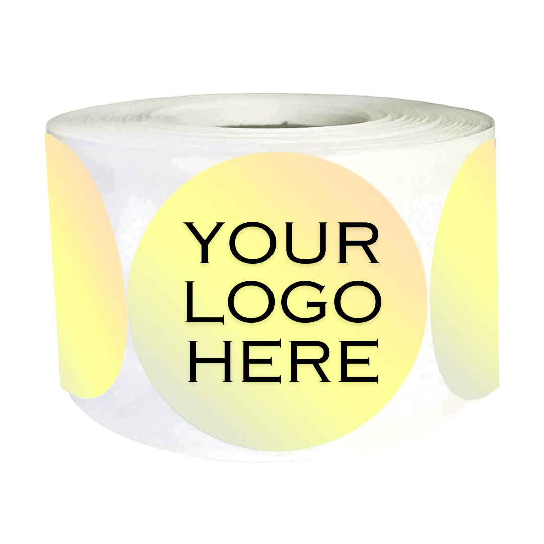 2 Inch Custom Logo & Design Sticker Rolls