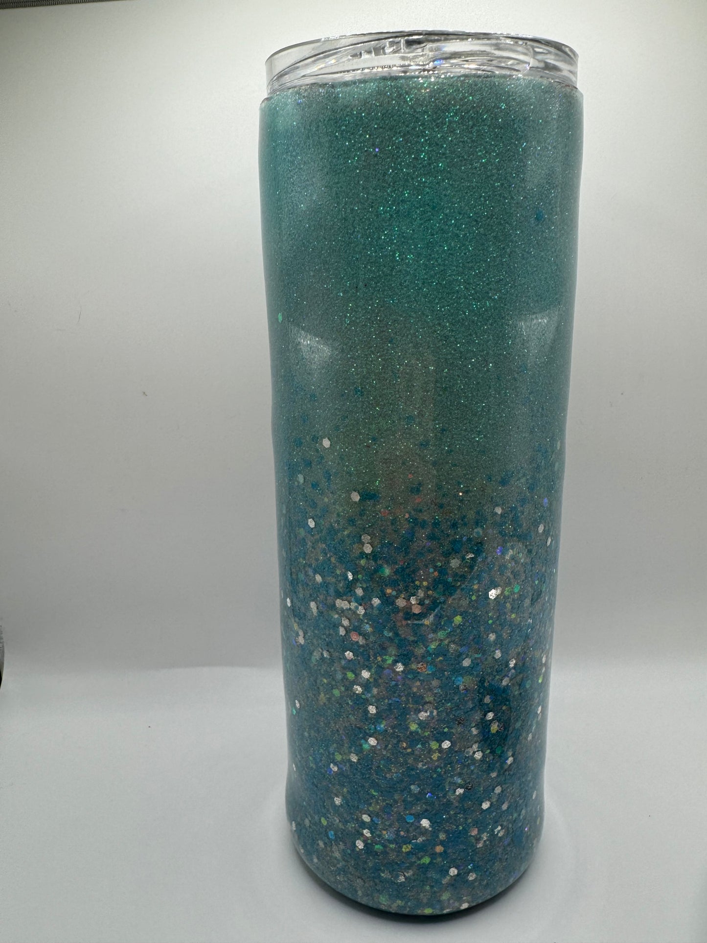 20oz Skinny Blue Glow In The Dark Tumbler