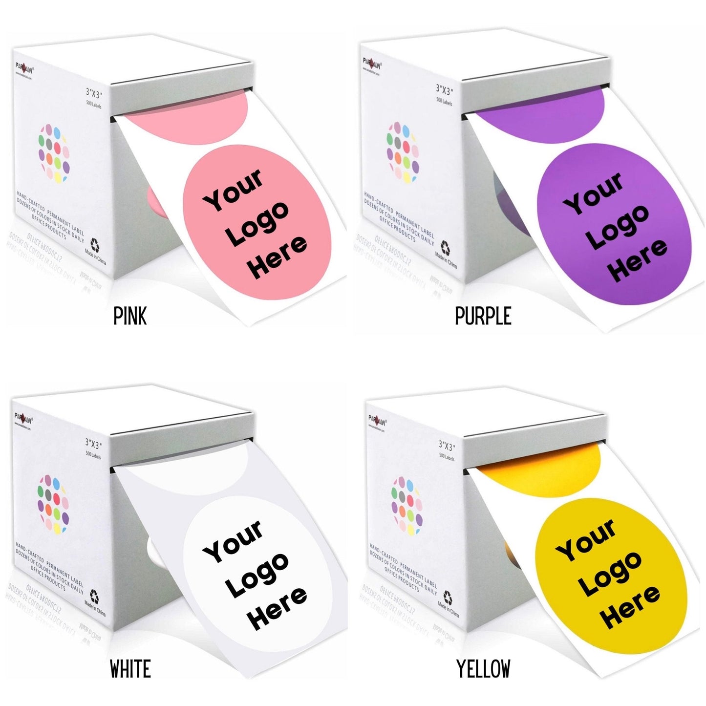 3 Inch Custom Logo Sticker Rolls / Shipping Stickers / Small Business / Personalized / Personalized / Fast Shipping / Packing / Multicolored