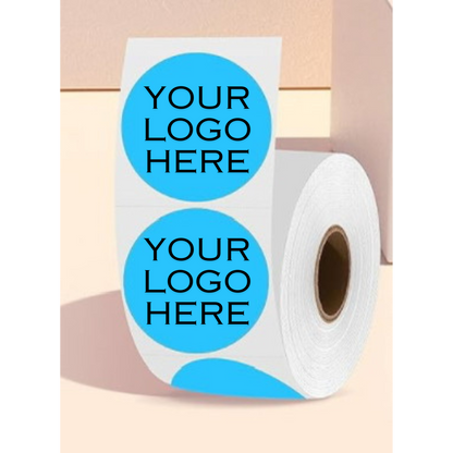 2 Inch Custom Logo & Design Sticker Rolls