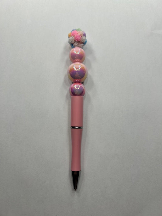 Pink Beadable Pen ~ Premade