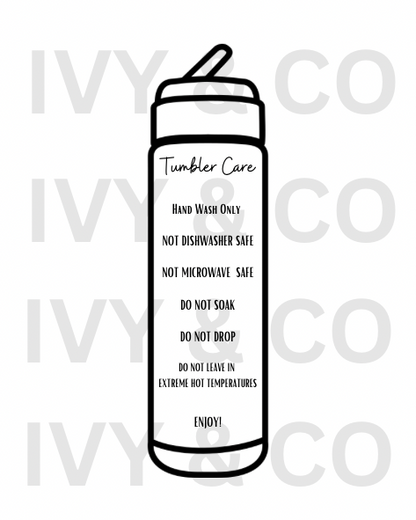 ENTIRE COLLECTION!! Drinkware BUNDLE Care Cards
