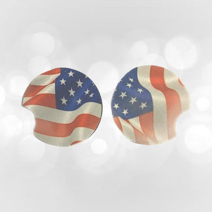 American Flag Car Coaster