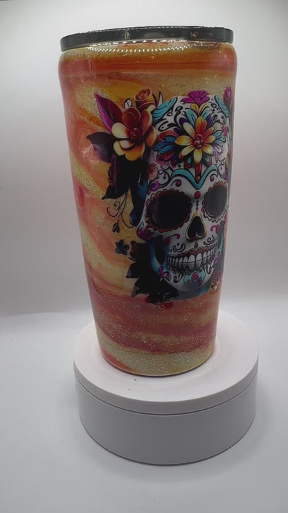20oz Skull Tumbler